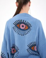 Orange Eye Blue Kimono