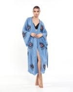 Orange Eye Blue Kimono