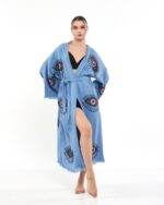 Orange Eye Blue Kimono