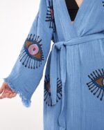 Orange Eye Blue Kimono
