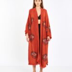 Orange Eye Kiremit Kimono