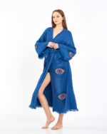 Orange Eye Parliament Blue Kimono