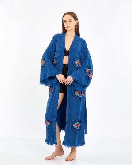 Orange Eye Parlament Mavi Kimono