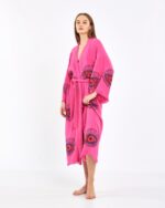 Orange Eye Pembe Kimono