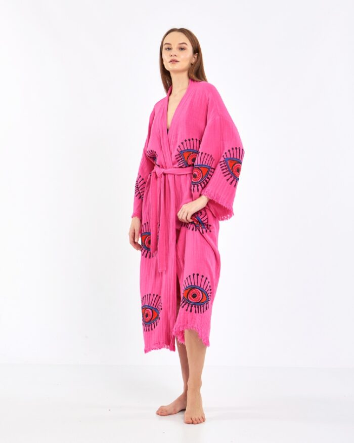 Orange Eye Pembe Kimono Orange Eye Pembe Kimono