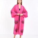 Orange Eye Pembe Kimono