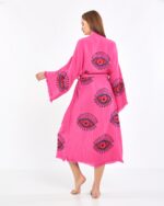 Orange Eye Pembe Kimono