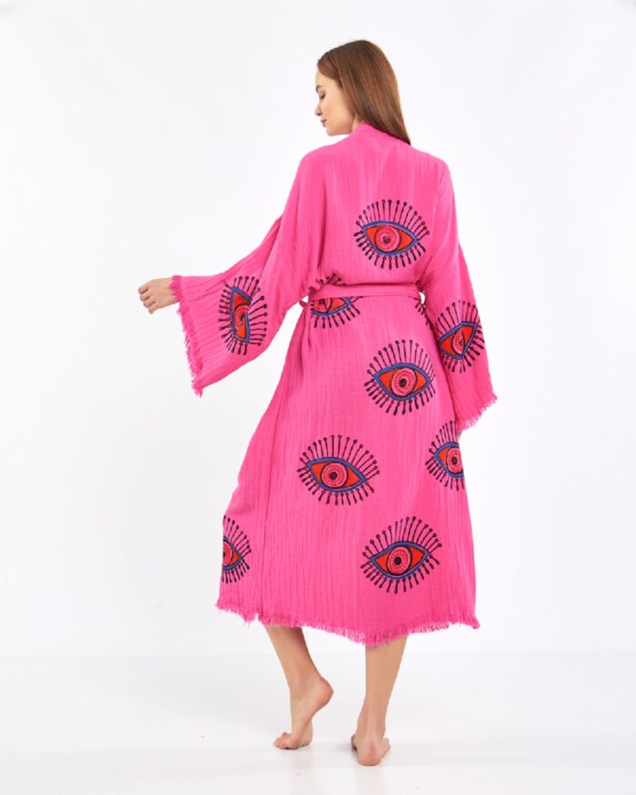 Orange Eye Pembe Kimono Orange Eye Pembe Kimono