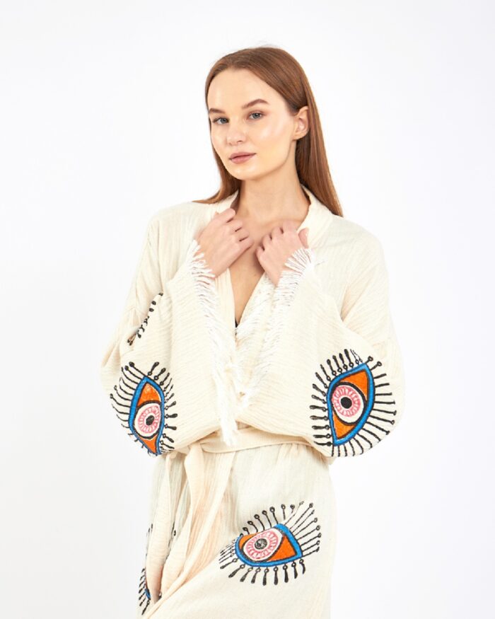 Orange Eye Langer Kimono Orange Eye Langer Kimono