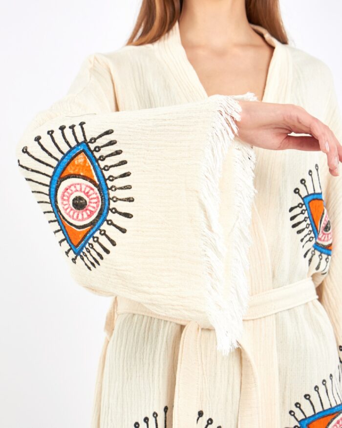Orange Eye Langer Kimono Orange Eye Langer Kimono