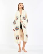 Orange Eye Langer Kimono