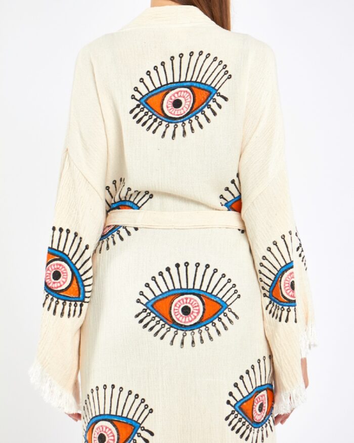 Orange Eye Langer Kimono Orange Eye Langer Kimono