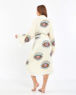 Orange Eye Langer Kimono