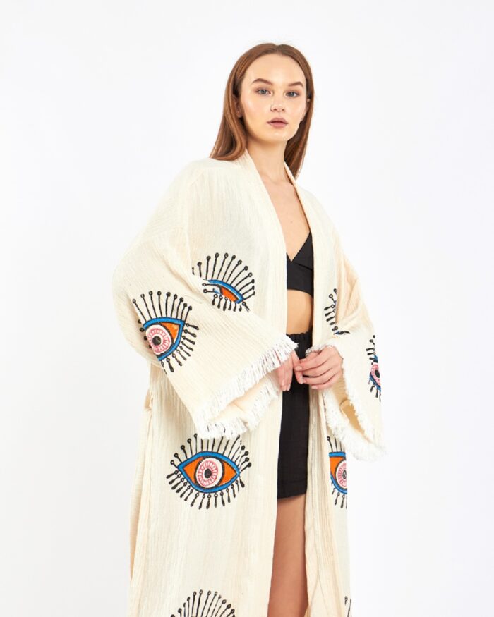 Orange Eye Langer Kimono Orange Eye Langer Kimono