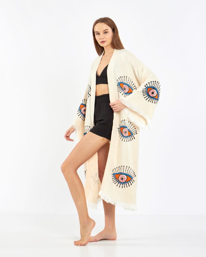 Orange Eye Langer Kimono Orange Eye Langer Kimono