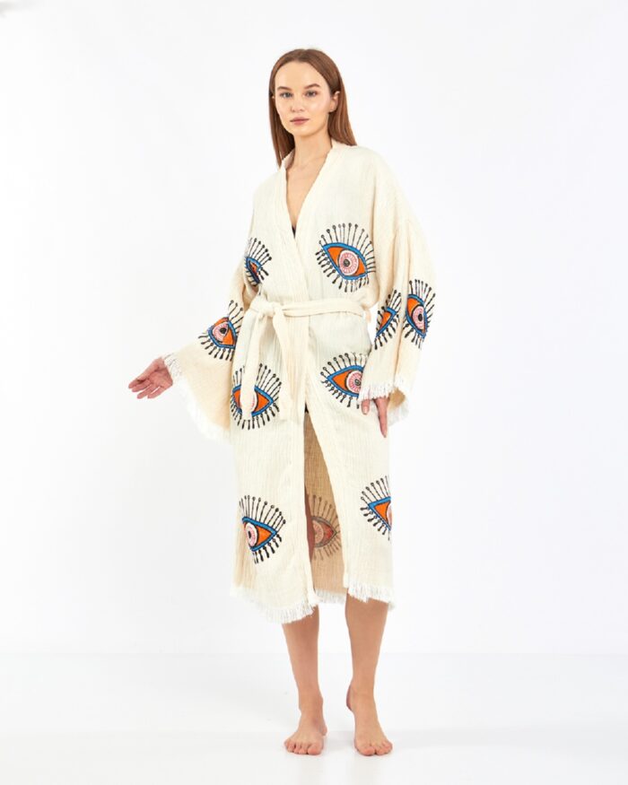 Orange Eye Langer Kimono Orange Eye Langer Kimono