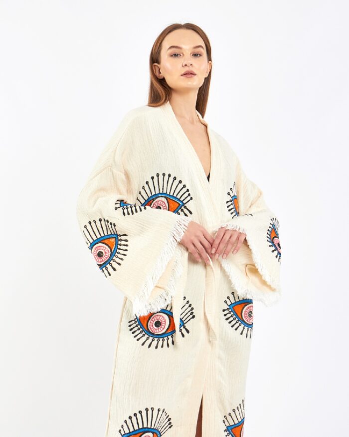 Orange Eye Langer Kimono Orange Eye Langer Kimono