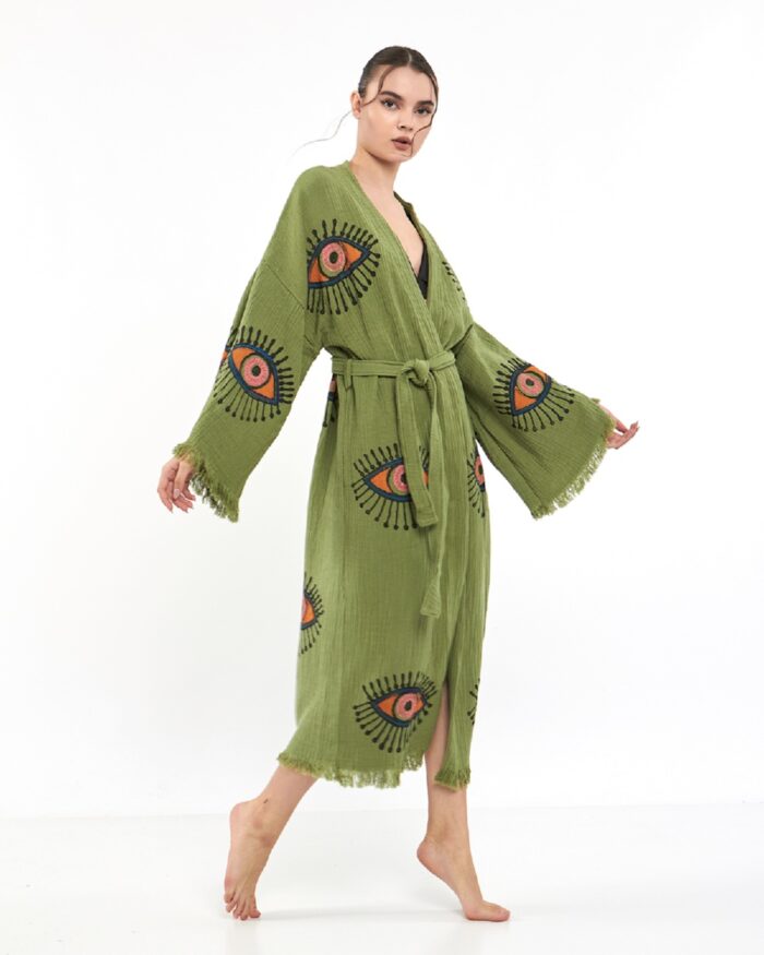 Orange Eye Yeşil Kimono Orange Eye Yeşil Kimono