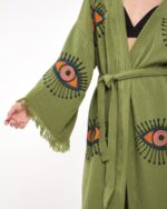 Orange Eye Yeşil Kimono