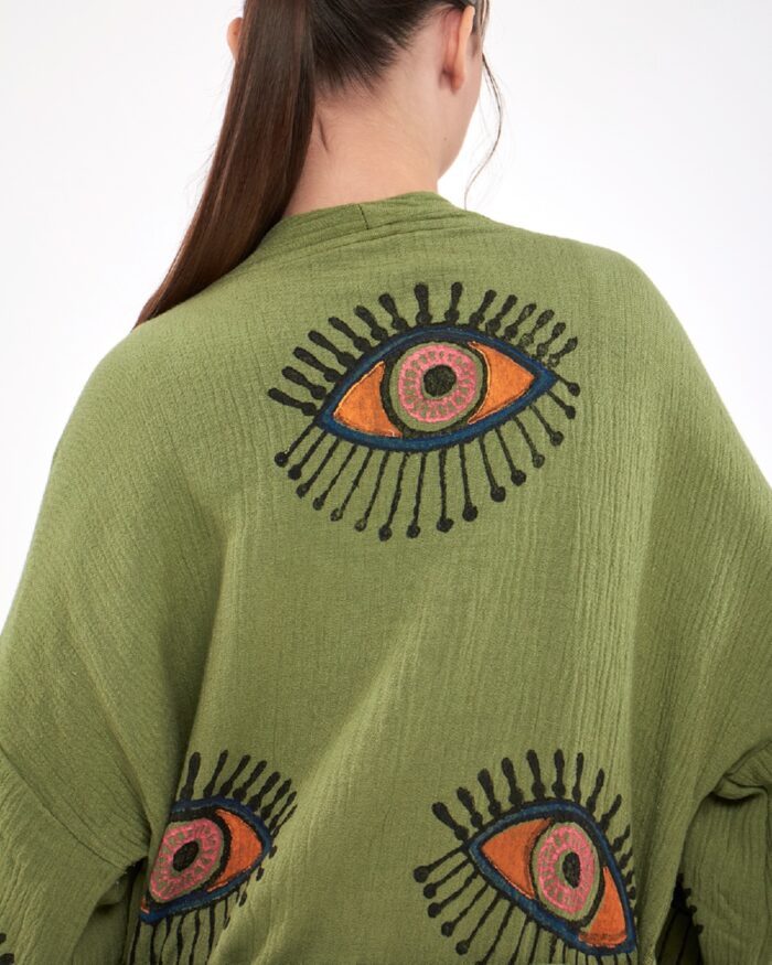Orange Eye Yeşil Kimono Orange Eye Yeşil Kimono