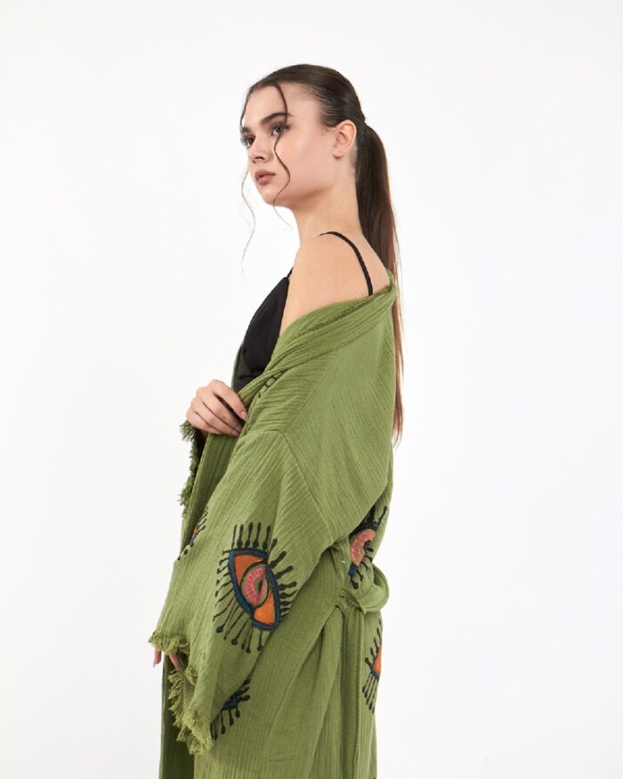 Orange Eye Yeşil Kimono Orange Eye Yeşil Kimono