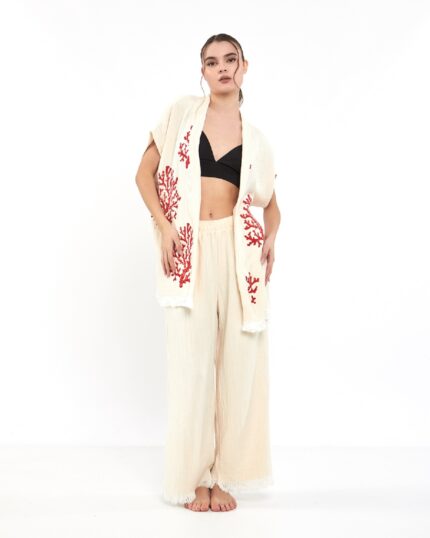 Red Tree Pantolonlu Müslin Yelek