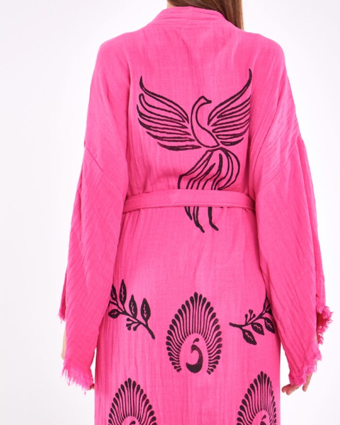 Peacock Pink Kimono Peacock Pink Kimono