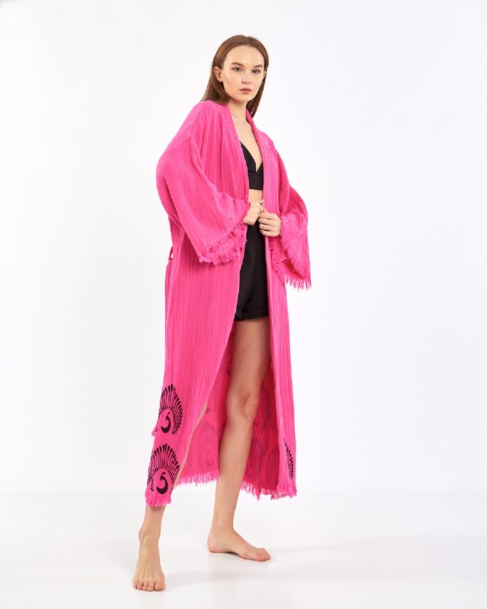 Peacock Pink Kimono Peacock Pink Kimono
