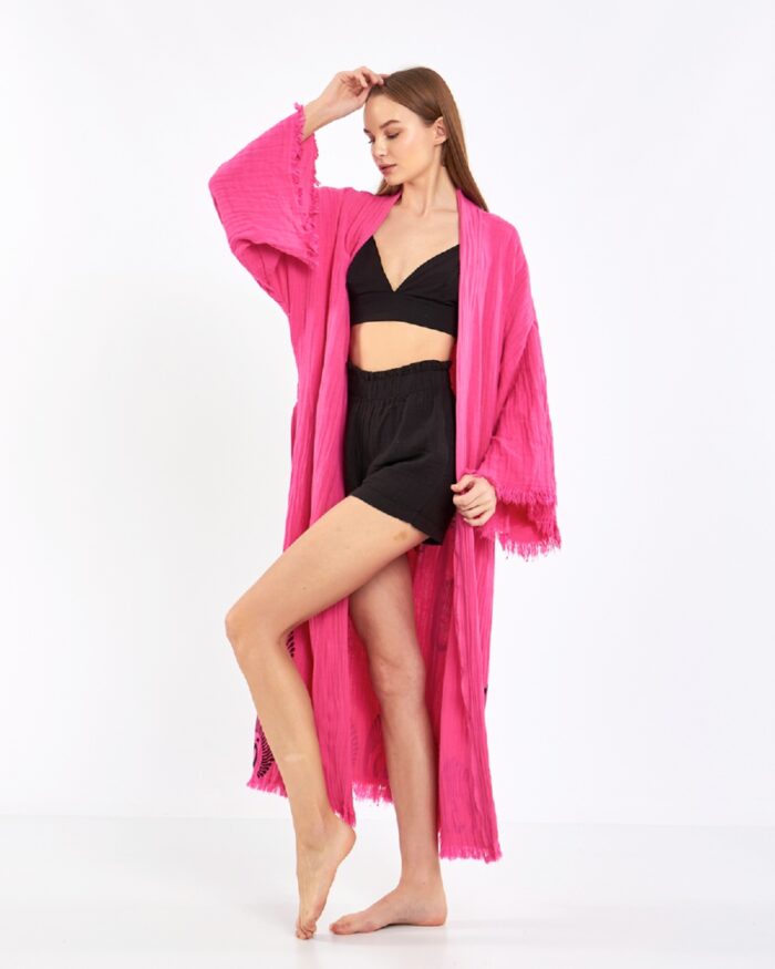 Peacock Pink Kimono Peacock Pink Kimono