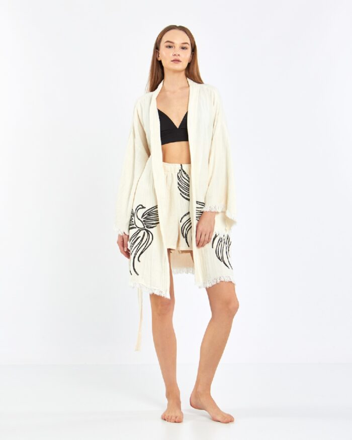 Tılsım Şortlu Takım Kimono Tılsım Şortlu Takım Kimono