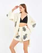 Tılsım Şortlu Takım Kimono