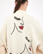 Woman Face Tall Kimono