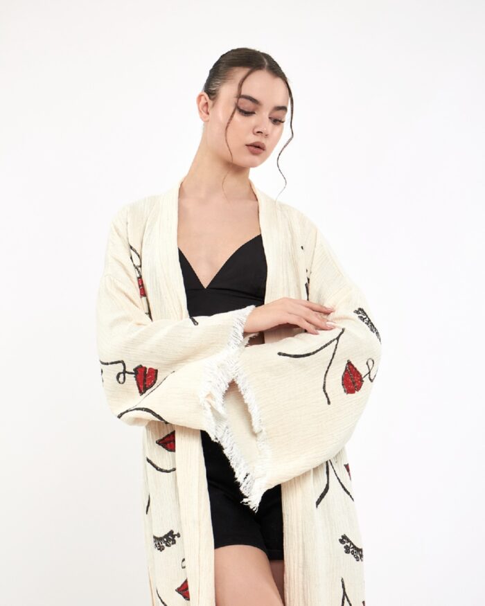Woman Face Tall Kimono Woman Face Tall Kimono