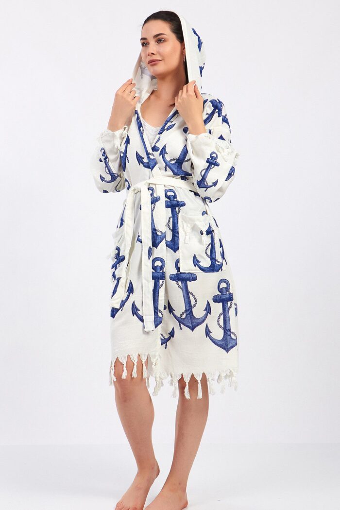 anchor-fiskon-baskili-pamuklu-muslin-kimono-11 Anchor Fiskon Baskılı Pamuklu Müslin Kimono - الصورة 4