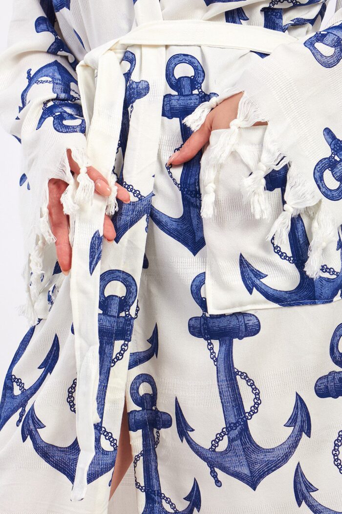anchor-fiskon-baskili-pamuklu-muslin-kimono-13 Anchor Fiskon Baskılı Pamuklu Müslin Kimono - الصورة 3