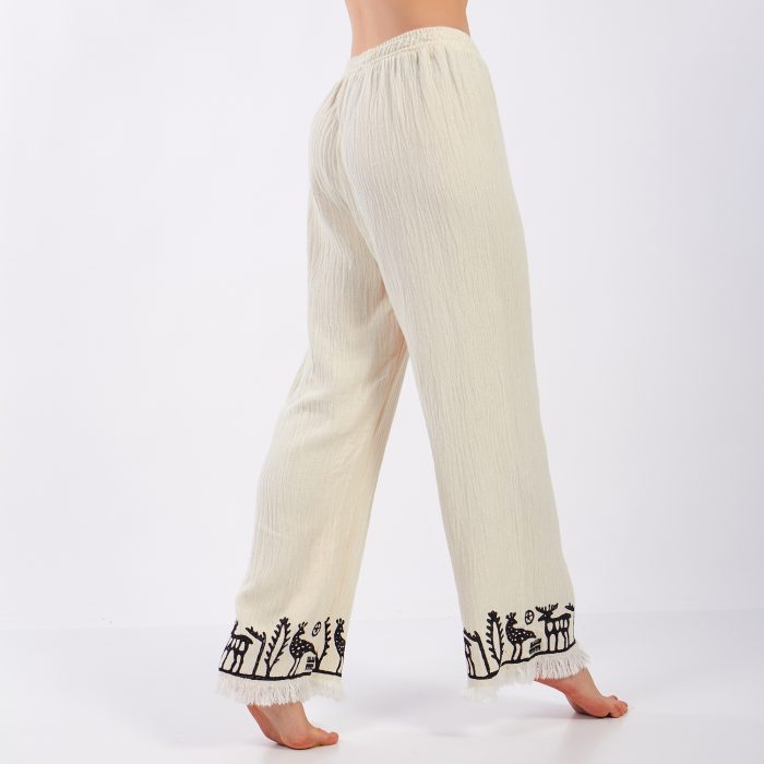 Hitit Desenli Müslin Pantolon - Görsel 6