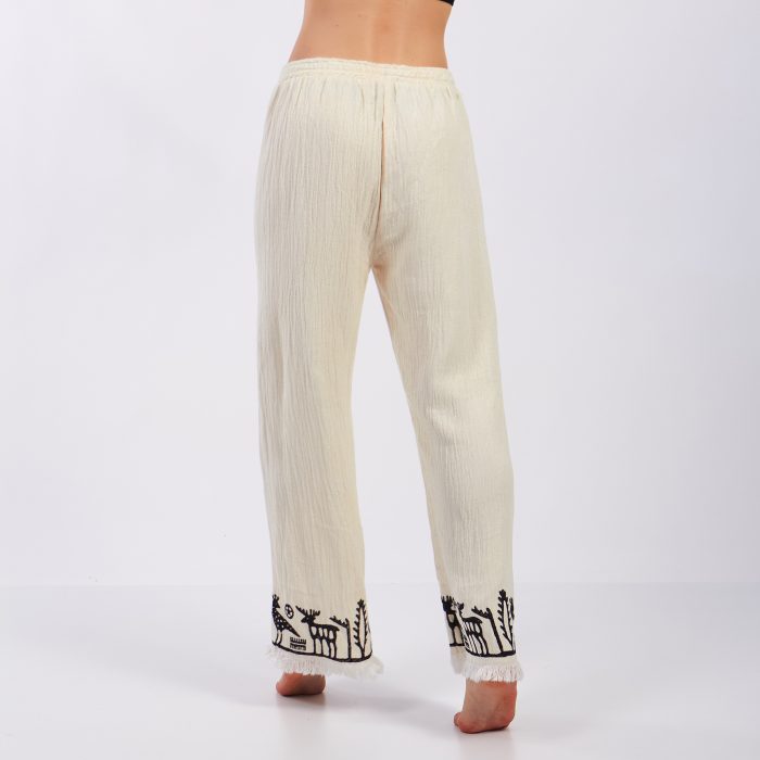 Hitit Desenli Müslin Pantolon - Görsel 5